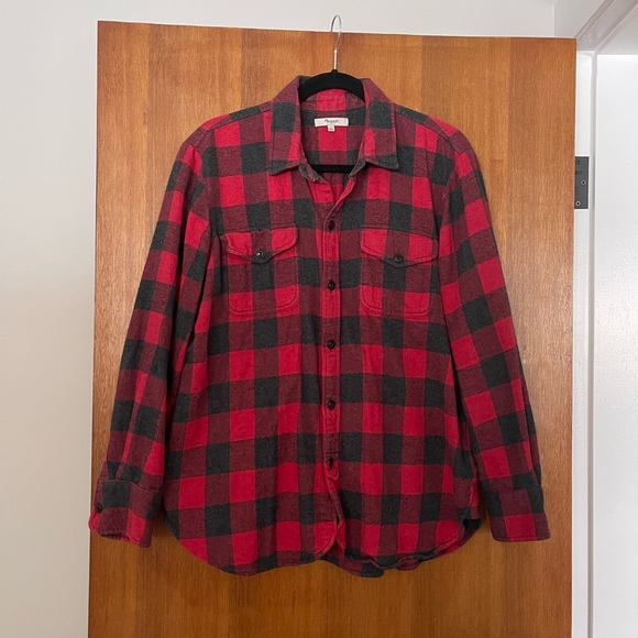 Madewell Ex-Boyfriend Flannel - Picture 1 of 3
